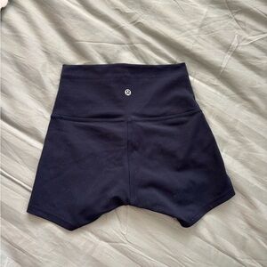 Lululemon Athletica Black High Waist Shorts